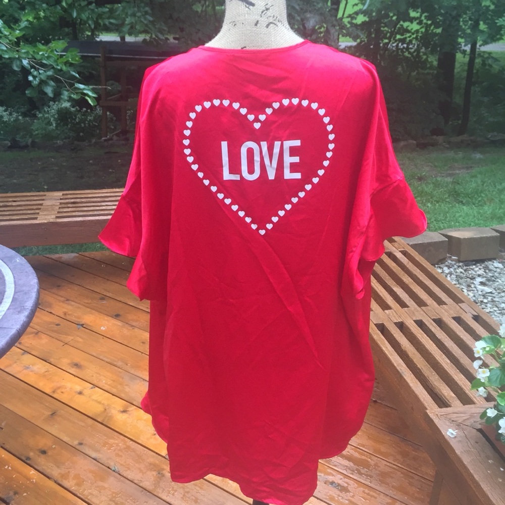 Victoria’s Secret ‘LOVE’ Red Kimono Lingerie OS